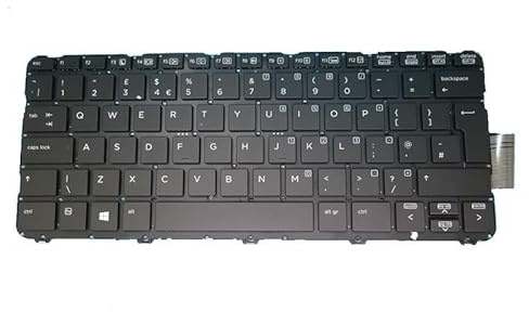 ZMHYGEW Tastatur Für HP für Elite X2 1012 G1 9Z.NBMBV.30U NSK-CT3BV .. 301 6037B0118001 Vereinigten Staaten US/Großbritannien UK(United Kingdom UK)
