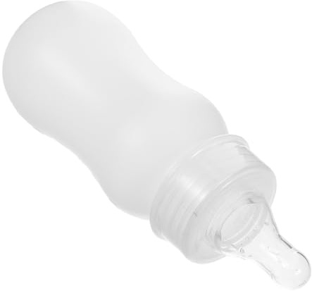 MOTHNUR Small Animal Goat Feeder Bottle with Nipple Versatile Feeding Tool for Puppies Kittens Calves Easy to Grip and Clean Suitable for Milk Water and Medicine