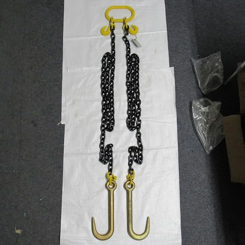 J Hook Recovery Winch Brothers Towing Chain (Heavy Duty Tow Assist G80 2 Leg 2M Sling Shorteners)
