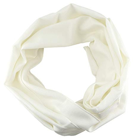 TigerTie Unisex Schal Pique in uni gemustert - Größe 180 x 28 cm