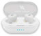 Music Hero TWS True Auricolari Wireless Stereo in Confezione Tubetto con Basetta di Ricarica da 300 mAh, Tasti Multifunzione, Microfono Integrato, 4 Gommini in Silicone Inclusi, Bianco