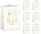 PremiumLine Geschenktaschen 6 Stück edle Geschenktüten Glückwünsche zur Geburt Papier Tragetasche DIN A5 Geschenkbeutel mit Anhänger Skorpion Papeterie Größe: Medium 18x23x10cm