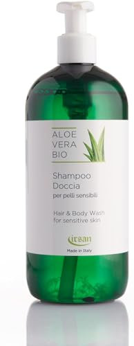 irsan Shampoo Doccia Idratante Delicato Rivitalizzante con Acqua Termale, Aloe Succo, Camomilla. 500 ml