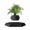 GUIYING Pot de fleurs magnétique en lévitation pour bonsaï - Noir - Suspension hexagonale - Rotation à 360 degrés - Décoration de maison et de bureau