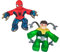 Heroes of Goo Jit Zu Bandai CO41378 Action-Figur, Spiderman, VS DR Octopus, Mehrfarbig, 2 Stück