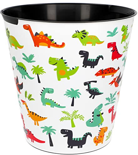 Papierkorb/Mülleimer Modell wählbar 10 Liter - wasserdicht - 28 cm - aus Kunststoff lustige Dinosaurier & Dinos Eimer - Spielzeugkorb/Popcornschüs..