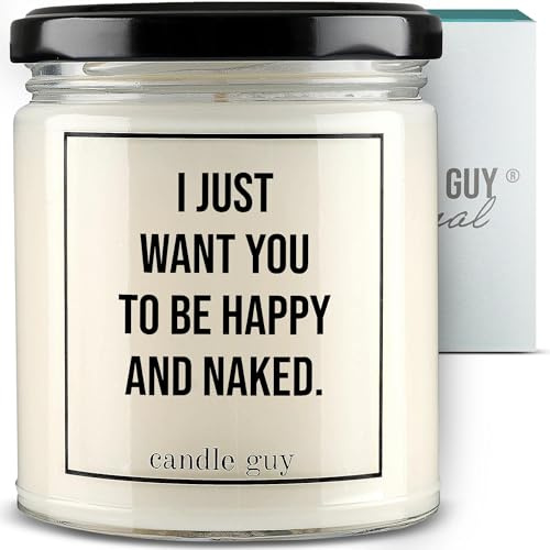 candle guy Duftkerze im Glas [Brennzeit 70h] - Duft-Kerze handgemacht mit Spruch | Freches Geschenk für Frauen, Freundin, Geburtstag | 100% Sojawachs, schöne natürliche Düfte mit ätherischem Öl