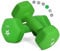Yes4All YSB5 Hex Neopren Hanteln Set Gewichte für Krafttraining Yoga Pilate - Kurzhanteln 2er set, Dumbbells Set für Frauen Männer, 3 kg hanteln 2 er set, hellgrün