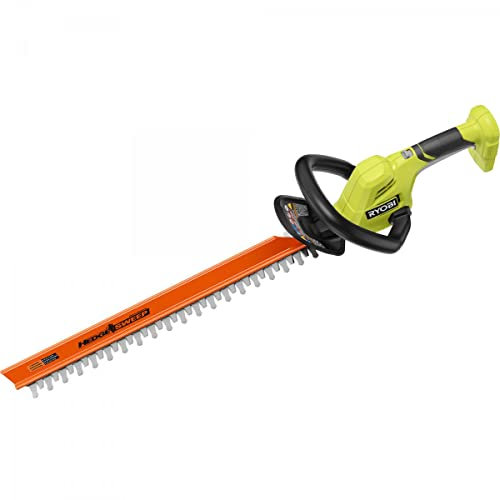 RYOBI 18V ONE+ 22 Hedge Trimmer, Dual Action, Green, Professional, Battery Powered