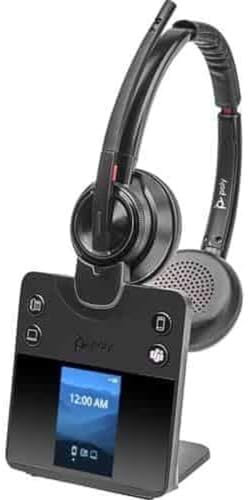 Plantronics Poly SAVI 8420 Office Auriculares inalámbricos Mano Oficina/Centro de Llamadas Bluetooth Negro