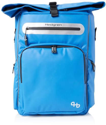Hedgren Hub Unisex Erwachsene Rucksack, blau (Strong Blue), L, Casual