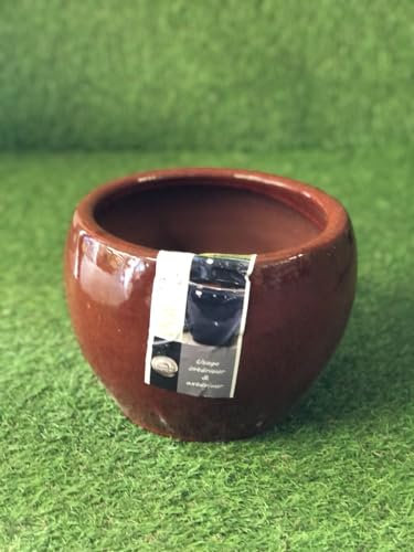 Pot Rond Rouge Terre Cuite PM D24H18cm
