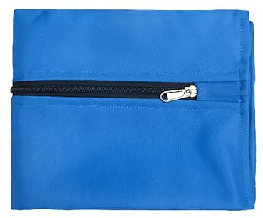 TopHomer Wäschesack für Haustiere, mittelgroß, 65 x 70 cm, Tierhaare, Wäschesack mit Reißverschluss, Tierhaarfänger, Waschbeutel für Haustier-Bettwäsche, Decken, Handtücher, Blau