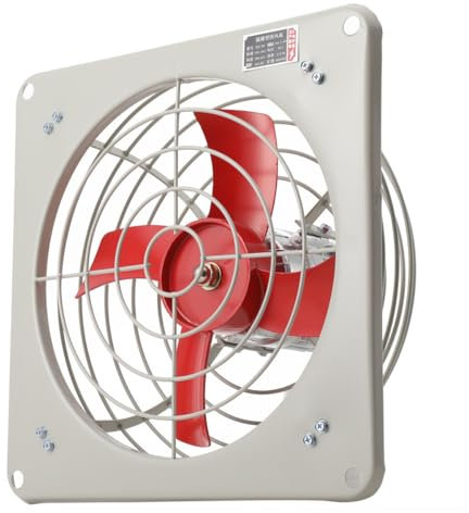Lfhelper 12 300mm Explosionsgeschützter Lüfter Abluftventilator Auspufflüfter Rohrlüfter Flow Rohrleitungslüfter 120W Explosion Proof Fan Für Büro Fabriken, Lager, Küche 220V