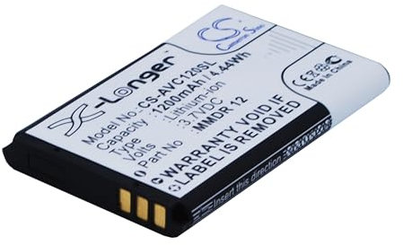 Cameron Sino Ersatz Akku für for Avantree SP850;Avus C12, C22, V2, S62, Piano, Verdit; Caseroxx1100; Denver GSP-120, GSP-131, GSP-110 1200mAh / 4.44Wh