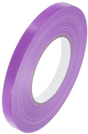 QUARKZMAN Bunte Bastel-Gaffa-Klebebandrollen Lila 1/2 X 45 Yards Matte Gaffers DIY Fotoalben für Geschenkdekoration Hintergrundkabel Bodenverklebung 1 Stück