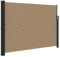 vidaXL Auvent latéral rétractable Taupe 140x500 cm, écran d’intimité de Jardin, Brise-Vue de Balcon, écran d'extérieur, Brise-Vue d'extérieur