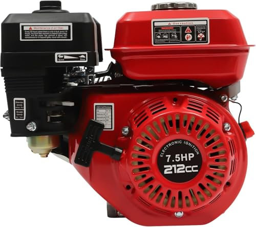 4-takt Stromerzeuger Notstromaggregat 7.5 Hp Generator Benzin Antriebsmotor，Automatischer Abschaltung Bei Niedrigem Ölstand，Geeignet für Landwirtschaft,etc