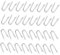 iplusmile 200pièces Agrafes u Pour Clôtures Fil Clous u Pour Fixation De Treillis Accessoires De Jardinage Et Construction Agrafes Robustes Pour Sécuriser Vos Fences