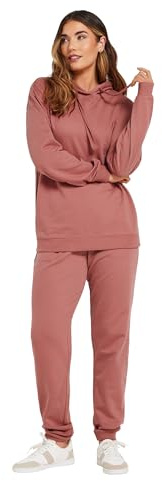 Long Tall Sally - Lts Tall Pink Jersey Drawcord Cuffed Joggers - Women's