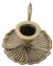 JEWEDECO Portacandele Metallo Vintage per Candela Pilastro Elegante Centro Tavola Decorativo per Feste Matrimonio e Atmosfere Romantiche Antico
