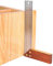 Rulerright Winkel Ruler90 ° Regel 250 Mm Rechter Winkel Lineal Multi -Funktion Mahagoni Verdickte Mess Herrscher Es Ist Nicht