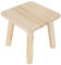 Stehhocker aus Massivholz, Design: Sattelstuhl, abnehmbar, klein, quadratisch, für Gartenmöbel im Wohnzimmer, Bad, Schlafzimmer