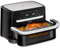 Tefal Dual Easy Fry Flex Heißluftfritteuse, FlexCook Trennwand, 9 L Gesamt-Fassungsvermögen, 7 verschiedene Modi, 2 unabhängige Garzonen, schwarz, EY9228E0