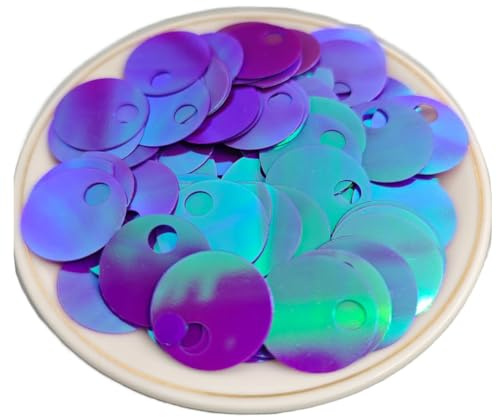 TMTGTS 500 paillettes grandi da 20 mm, con foro, per progetti fai da te, collane, orecchini, vestiti, costumi, scarpe, abbigliamento, accessori per la casa, gioielli artigianali