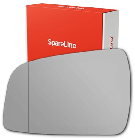 SpareLine Wing Door Mirror Glass - Adhesive‑Type Blind-Spot for Vauxhall Zafira B 2009-2014 (Left/Near‑Side/Passenger)