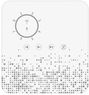 Uxsjakjsd Controlador de Riego Inteligente Tuya WiFi con Temporizador de Riego de 8 Zonas, Dispositivo de Riego Automático Compatible con Hogares Inteligentes y Jardines.