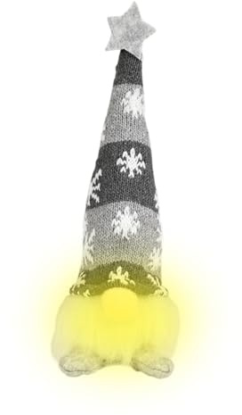 Fenayuu Weihnachtsdeko Beleuchtet Wichtel, Weihnachten Deko Beleuchtet Wichtel Figuren, Weihnachts Tisch Deko Für Familienfeier Winter Schreibtisch Bücherregal Fernsehschrank Hauseingang