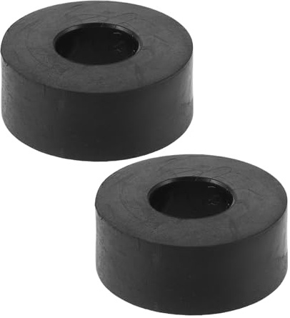 CIYODO Stoßdämpfende Gummifußmatten für Fitnessgeräte Antivibrationspads mit 25mm Loch rutschfest Langlebig Trainingsgeräte Zubehör für Heim und Profi Studio