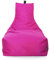 Lounge Sitzsack Liege Beanbag 32 Farben wählbar 90cm(Ø) Rückenlehne Bodenkissen Indoor Outdoor Sitzsäcke Gaming Kinder Bean Bag Erwachsene Riesensitzsack gefüllter Sessel(Pink)