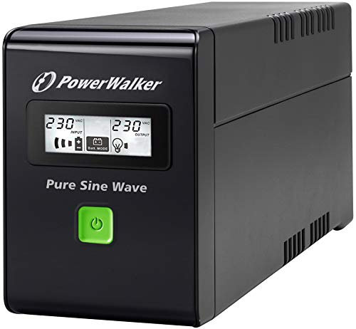 PowerWalker VI 800 SW - USV - Wechselstrom 220/230/240 V - 480 Watt - 800 VA 9 Ah - USB