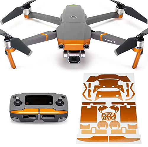 WRAPGRADE Skin kompatibel mit DJI Mavic2 | Accent Color (Butterfly Copper)