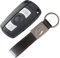 KASER Coque Clé pour BMW - Cover Télécommande 3 Boutons pour Voiture BMW Serie 1 3 5 6 Series E90 E91 E92 E60