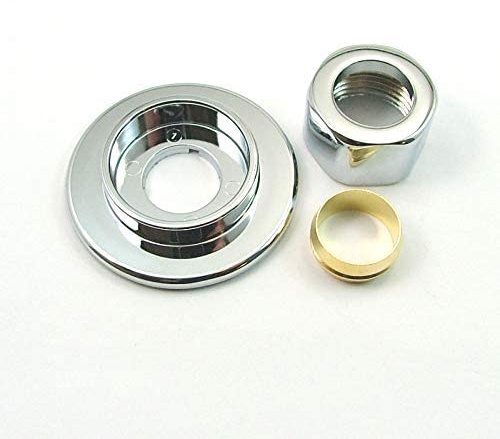Mira Miniduo, Minilite, Pace Shower Inlet Pipe Concealing Plate Chrome 1663.168