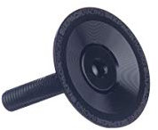 Sixpack Millenium Aheadcap Fahrrad Steuersatzkappe Stealth schwarz