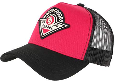 Von Dutch Cap Rot und Schwarz Garage Custom Baseball Racing – Herren Gr. Einheitsgröße, rot