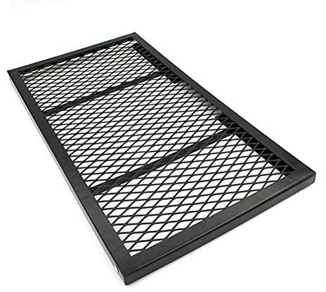 Akemaio Folding Campfire Grill Heavy Duty Steel Grate Portable Over Fire Camping Grill for Outdoor Open Flame Cooking