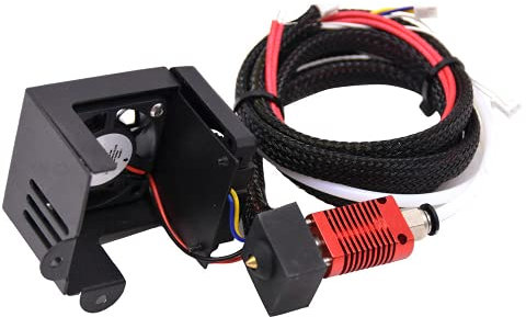 DollaTek Kit de extrusora con boquilla y dos ventiladores de refrigeración para CR-10/10S