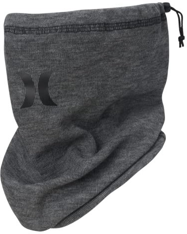 Hurley Men's Neck Gaiter - Multipurpose Moisture-Wicking Fleece Neck Warmer Face Mask, Size One Size, Grey