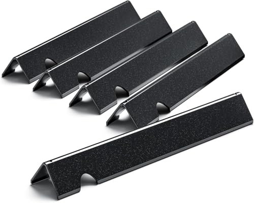 Denmay 66032 Barres aromatisantes en Porcelaine émaillée de 43,8 cm pour Genesis II/LX 300 Genesis II S-310 Genesis II E-310/335 pour barbecues à gaz, plaques chauffantes pour Weber 66795