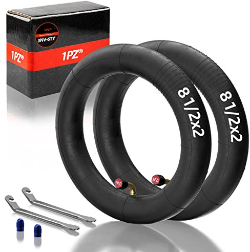 1PZ 3NV-6TY 8 1/2 x 2 Schlauch 8.5 Zoll Innenrohr mit abgewinkeltem Ventilschaft Ersatz für Gotrax Zero 9 Elektroroller Scooter