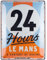 Nostalgic-Art Retro Blechschild, 30 x 40 cm, 24h Le Mans – A Century of Racing – Geschenk-Idee für Motor-Fans, Original Lizenzprodukt (OLP), aus Metall, Vintage Design, Blechschilder Sprüche