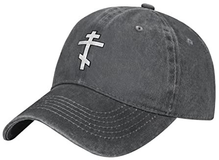 IUBBKI Russisches byzantinisches orthodoxes Kreuz, Unisex, Verstellbarer Cowboyhut, Outdoor-Reisen, lässiger Hut, Sandwich-Hut