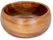 levandeo Bol rond en bois d'acacia - 15 cm - Décoration de table - Marron naturel