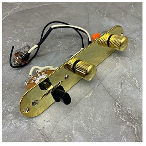 Guitar Replacement Parts Control Plate For Telecaster Harness With Custom Gold