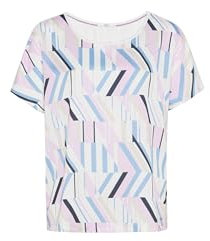 BRAX Damen Style Caelen Hybrid-Shirt Graphic Printed Kurzarm
